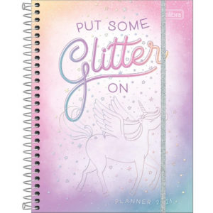 Agenda Planner Espiral Unicórnio Blink 2021 Tilibra