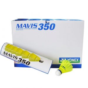 Peteca de Badminton Yonex Mavis 350 Nylon - Caixa com 10 tubos de 6 unidades