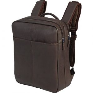 Mochila Executiva Masculina em Couro Clássica JEF Pastas