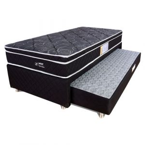 Cama Box Solteiro Colchão Molas Ensacadas Com Pillow e Box Colchão Bicama Espuma Bf Colchões 88x188x58cm