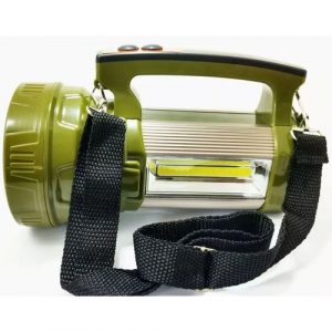 Lanterna Holofote Solar Portatil Led T6 E Cob Potente