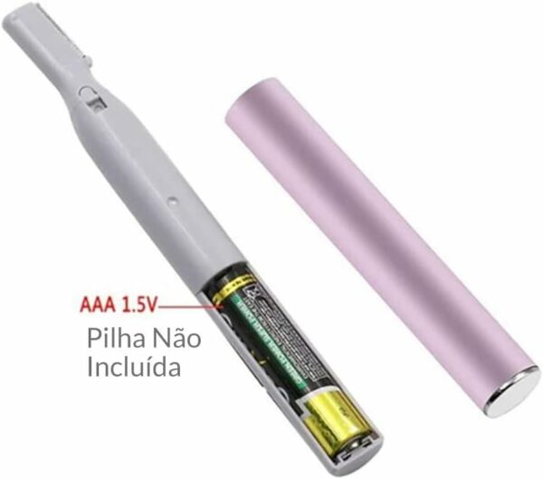 Mini Depilador Elétrico Sobrancelhas Buço Caneta Depiladora - Imagem 5