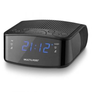 Rádio Rélogio Digital Multilaser, 3w Rms - Sp288