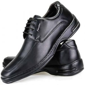 Sapato Social Ortopédico Neway Masculino Preto
