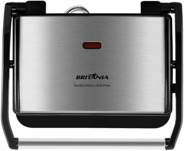 Sanduicheira e Grill Press Inox Britania 127V - Imagem 4
