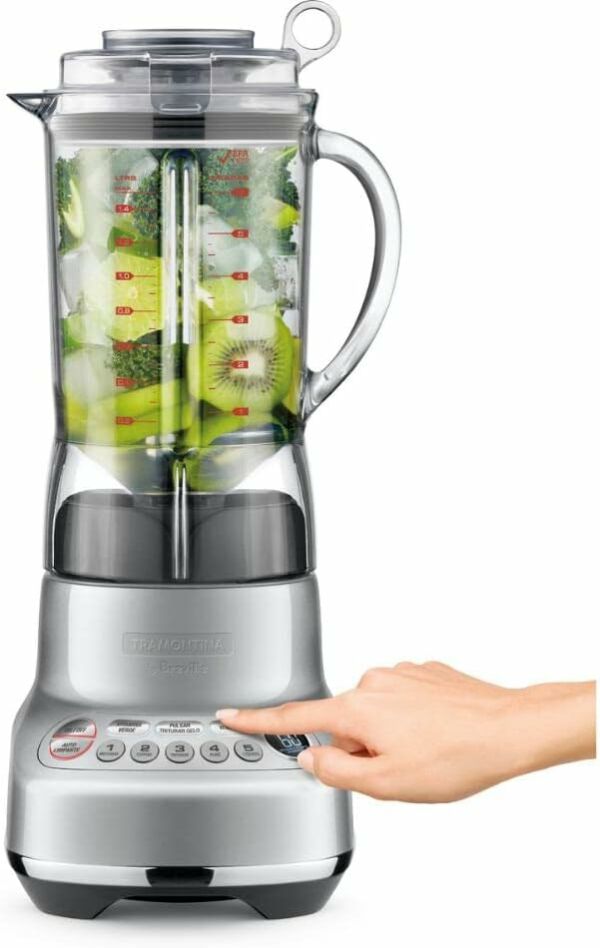 Liquidificador Tramontina by Breville Smart Gourmet 1,5 Litros Prata 127 volts - Imagem 2