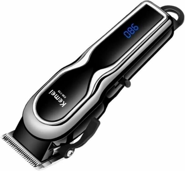 Maquina De Corte Cabelo Profissional 15w Kemei Km-119 Sem Fio Bivolt