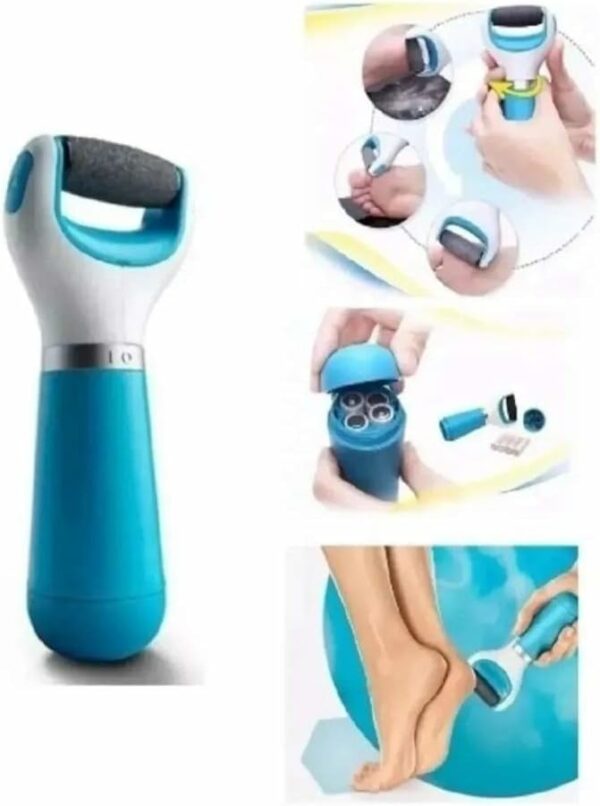 Lixa Elétrica Pé Esfoliador Calosidades Pedicure Portátil - Imagem 3