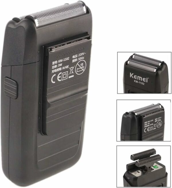Máquina De Barbear Kemei Km-1102 - Imagem 3
