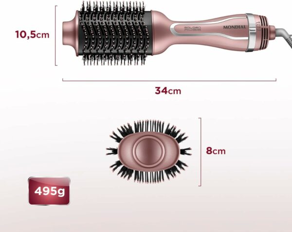 Escova Secadora, Mondial, Golden Rose, 1200W, Bivolt - ES-02-BI - Imagem 2