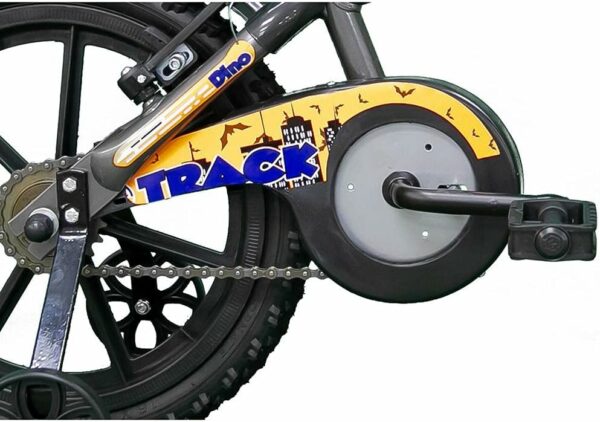 Bicicleta Infantil Aro 16 Dino Grafite e Laranja, Track Bikes - Imagem 2