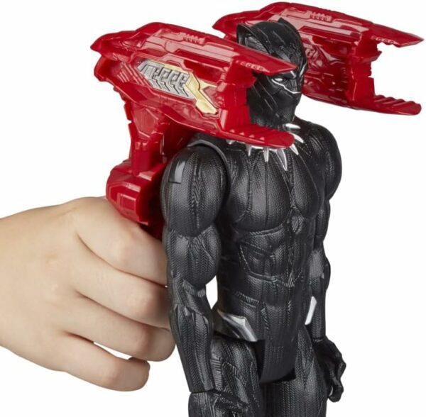 Boneco Marvel Titan Pantera Negra Preto – Hasbro - Imagem 4