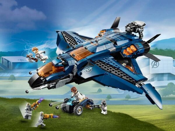 Lego 76126 Marvel Vingadores Ultimato Quinjet Avengers - Imagem 2