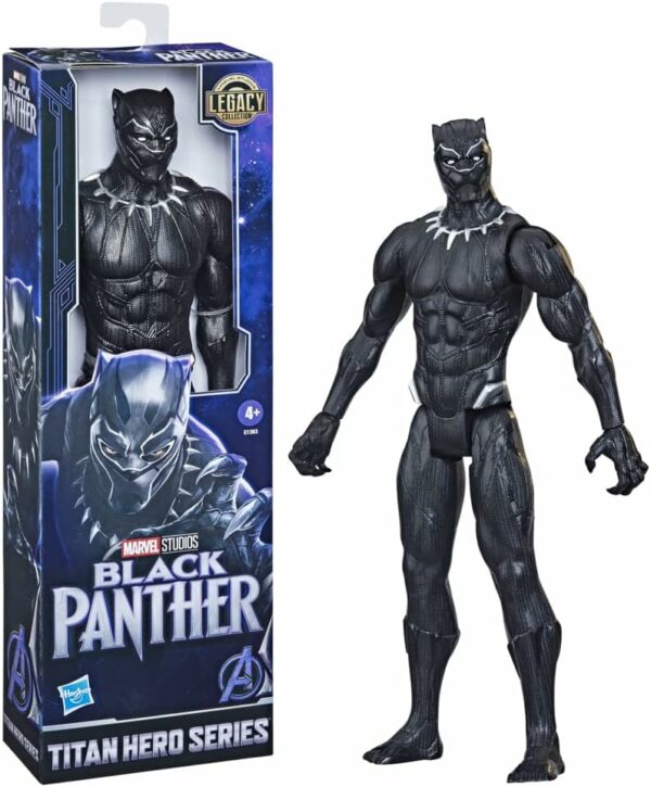 Boneco Marvel Titan Pantera Negra Preto – Hasbro - Imagem 2