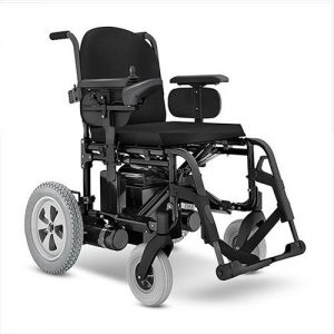 Cadeira de Rodas Motorizada Elétrica E4 ULX Ortobras com Encosto Rígido Hummel 40cm Preto