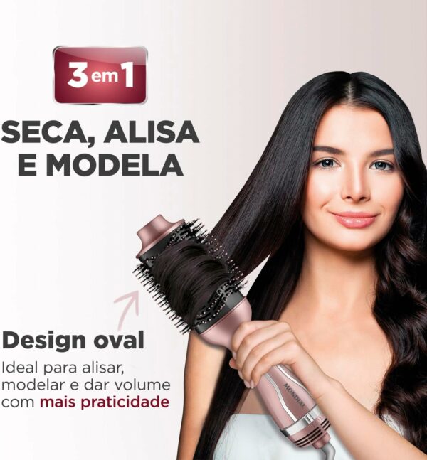 Escova Secadora, Mondial, Golden Rose, 1200W, Bivolt - ES-02-BI - Imagem 4