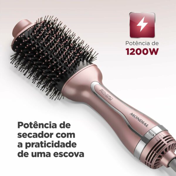 Escova Secadora, Mondial, Golden Rose, 1200W, Bivolt - ES-02-BI - Imagem 5