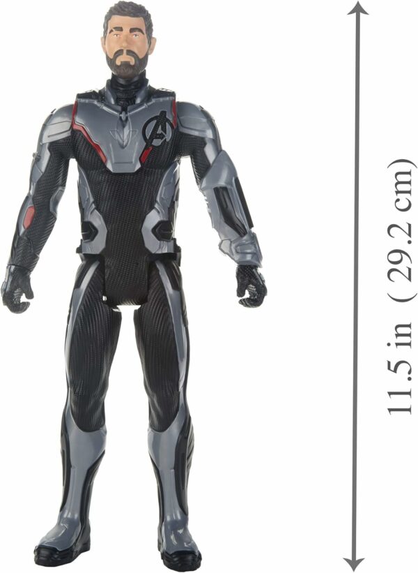 Boneco Titan Hero Thor Avengers Branco/Preto - Hasbro - Imagem 3