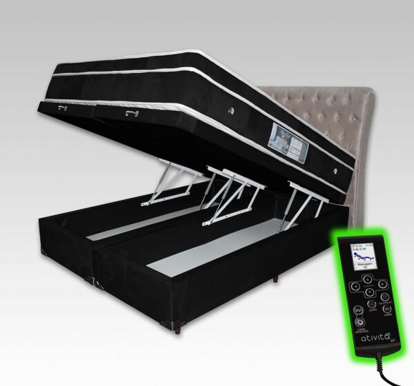 Colchão Magnético Queen INFINIT Massageador Bio Quântica + Box Baú - Imagem 3