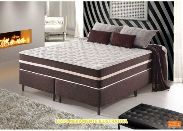 Cama Box Casal + Colchão De Molas - Anjos - Classic Superlastic 138cm - Imagem 4