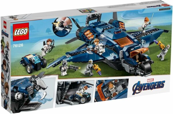 Lego 76126 Marvel Vingadores Ultimato Quinjet Avengers - Imagem 6