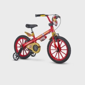 Bicicleta Aro 16 Homem de Ferro Marvel