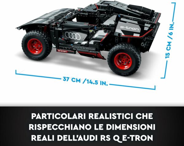 LEGO Set Technic 42160 Audi RS Q e tron 914 peças - Imagem 3