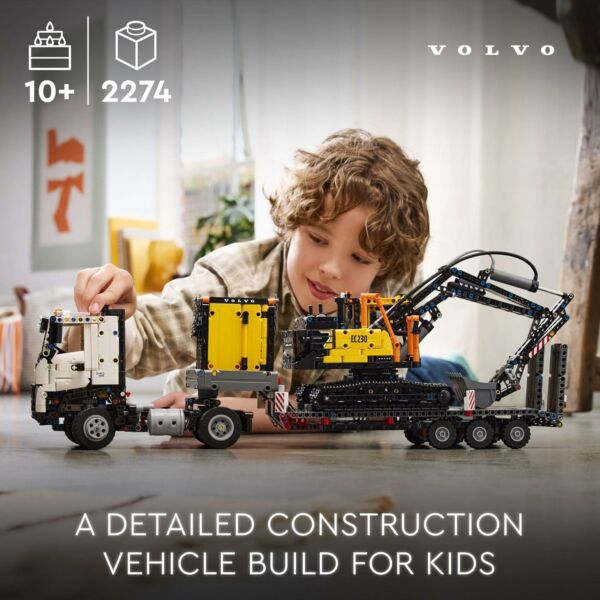 LEGO Technic Caminhão FMX e Escavadeira Elétrica EC230 da Volvo 42175 - Imagem 3