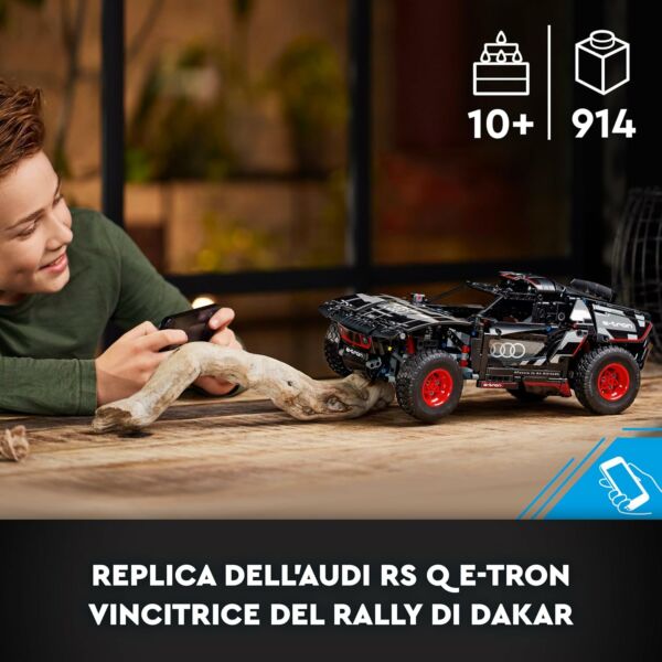 LEGO Set Technic 42160 Audi RS Q e tron 914 peças - Imagem 7