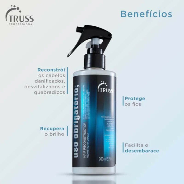 Truss Uso Obrigatório Reconstrutor Capilar 260ml - Imagem 3