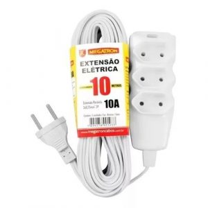 Extensão Elétrica 10 metros 10a Megatron