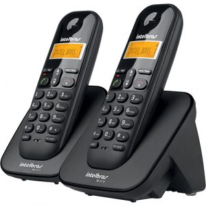 Telefone Sem Fio Intelbras + 1 Ramal TS 3112 Preto