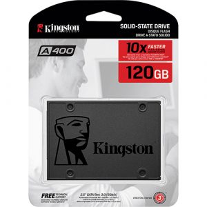 SSD Kingston A400 120GB - 500mb/s Leitura e 320mb Gravação