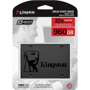 SSD Kingston A400 960GB - 500mb/s Leitura e 450mb/s Gravação