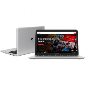 Notebook Positivo Motion C4500A Intel Celeron 4GB 500GB HD 14" Windows 10 - Prata