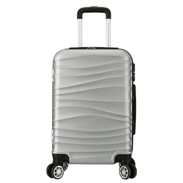 Mala de Bordo Viagem Pequena ABS - (55 x 35 x 22cm) C/ 4 Rodinhas