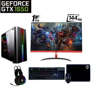 PC Gamer Completo com Monitor 24" 1ms 144hz Intel Core i5 8GB
