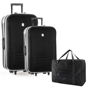 Kit de Malas De Viagem Média e pequena com bolsa de bordo