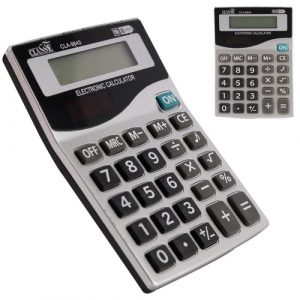 Calculadora Prata 8 Dígitos Com Desligamento Automático Classe JL