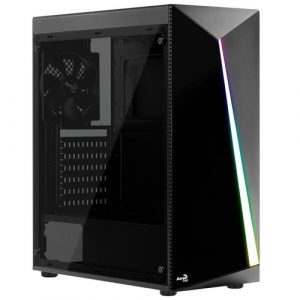 Gabinete Gamer Mid Tower RGB Shard Aerocool Shard Acrylic