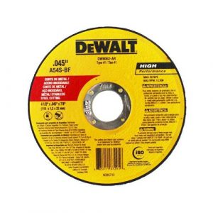 Disco De Corte Extra Fino Aço Inox 115 X 12 X 222 Mm Dw8062-Ar Dewalt
