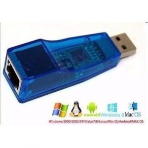 Placa Rede Usb Externa Rj45 Adaptador Lan Ethernet 10/100