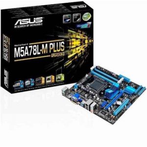 Placa-Mãe Asus M5A78L-M Plus/USB3 AMD AM3+ DDR3 Micro ATX, Asus, M5A78L-M PlusUSB, Preto