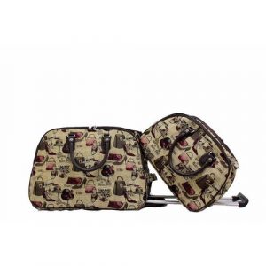 Kit Mala Com Rodinha +bolsas De Mâo