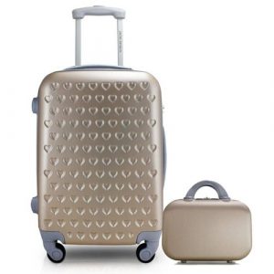 Conj. de mala de bordo com frasqueira de Viagem Jacki Design