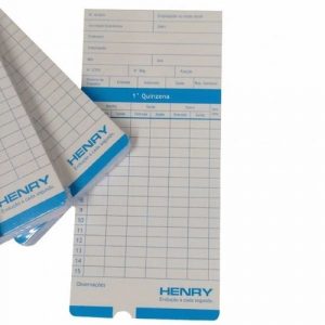 Cartão de ponto para relógio cartográfico (500 unidade)
