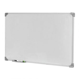 Quadro Escolar Moldura Alumínio 150x100 Cm Branco Standard Stalo