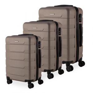 Conjunto de Malas de Viagem Pequim em Abs Swiss Portinari