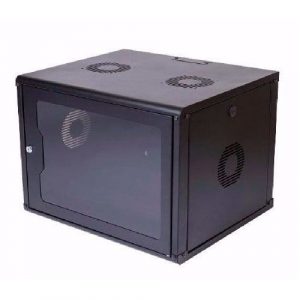 Mini Rack de Parede Padrão 19 Polegadas Cabeamento Estruturado CFTV 8U X 470mm