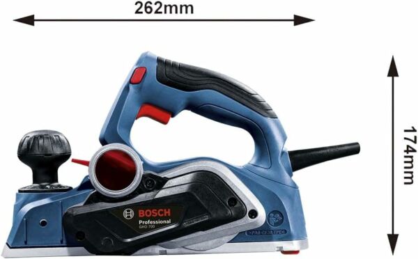 Plaina Elétrica Profissional 700W GHO 700 16.500 RPM BOSCH - Imagem 6